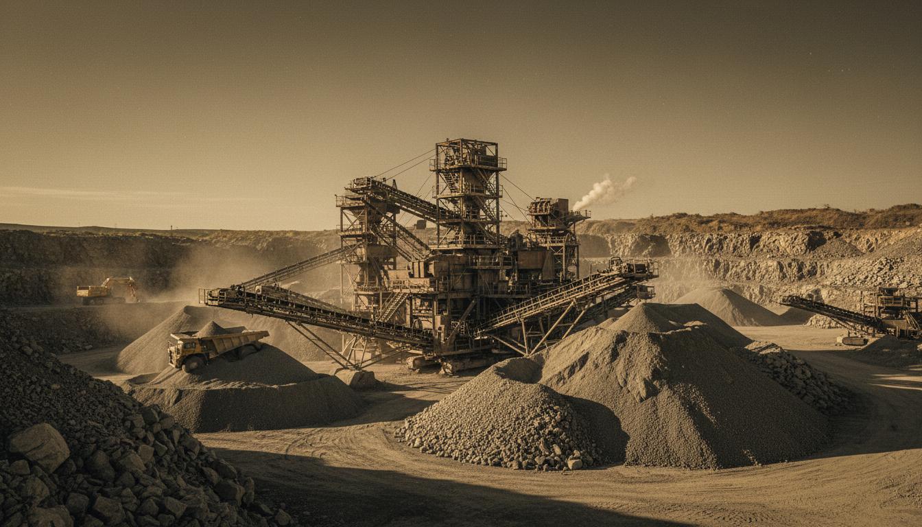 Quarry processing equipment